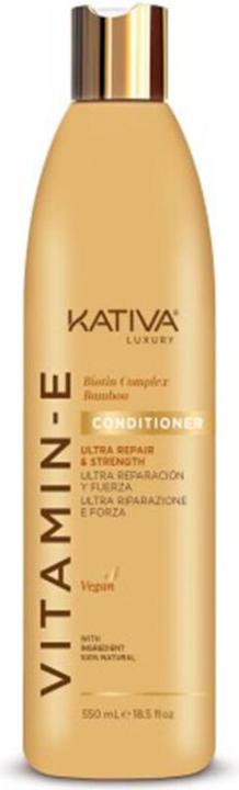 Kativa VITAMIN E biotin & bamboo conditioner 550 ml