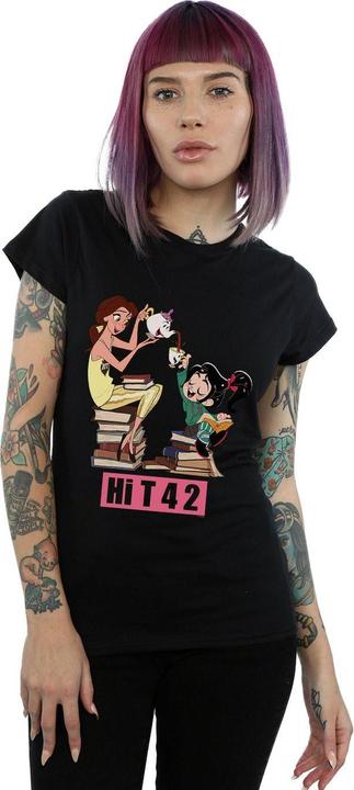 Actual product image Disney Womens/Ladies Wreck It Ralph Belle And Vanellope Cotton T-Shirt (XL)