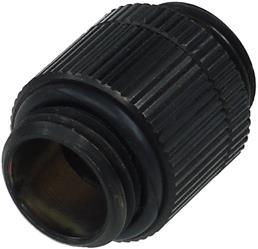Actual product image Alphacool HF Double nipple G1/4 ET to G1/4 ET rotatable Deep Black
