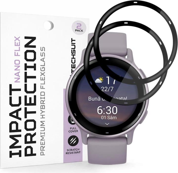 Immagine prodotto Techsuit - Nano Flex (2 pack) - Garmin vivoactive 5 - Black