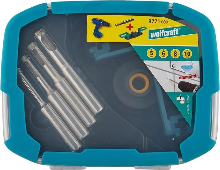 Produktbild wolfcraft 1 Diamant.-Bohrkronen-Set 5-tlg. ø5-10mm (10 mm)