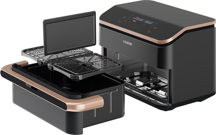 Actual product image Cosori Twinfry Airfryer - XXL hot air fryse 10 liters - 2 meals simultaneously prepare byDivider- 6