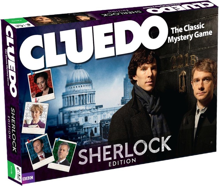 Produktbild Winning Moves Sherlock Cluedo (Englisch)