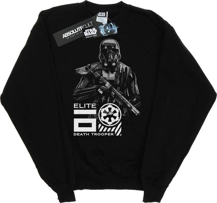 Actual product image Star Wars Mens Rogue One Elite Death Trooper Sweatshirt (S)