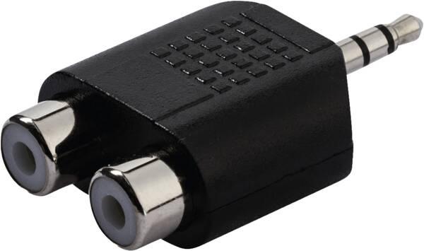Produktbild Vivanco Adapter 3,5 mm Klinke / 2x Cinch (Klinkenadapter)