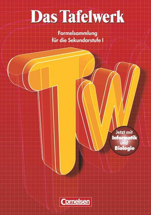 Produktbild Das Tafelwerk (Deutsch, Hubert König, Karlheinz Martin, Rüdiger Erbrecht, Willi Wörstenfeld, Wolfgang Pfeil, 2002)