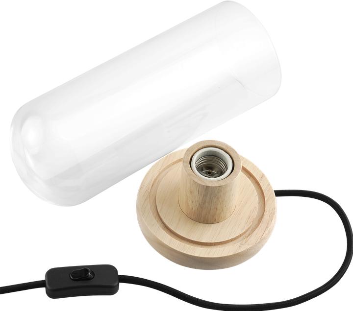 Produktbild Momax Wooden Lamp Stand with Glass Cover (Dome)