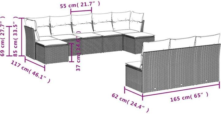Produktbild vidaXL Casen