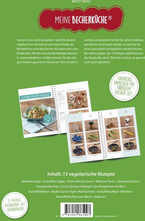 Produktbild Meine Becherküche - Vegetarisch (Deutsch, Birgit Wenz, 2018)
