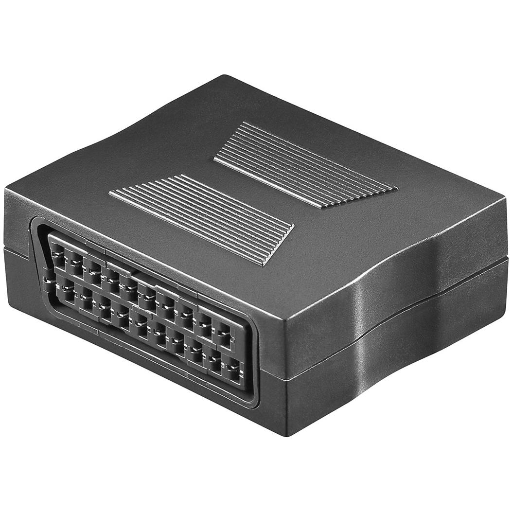 Goobay Scart a, Connettore audio, Nero