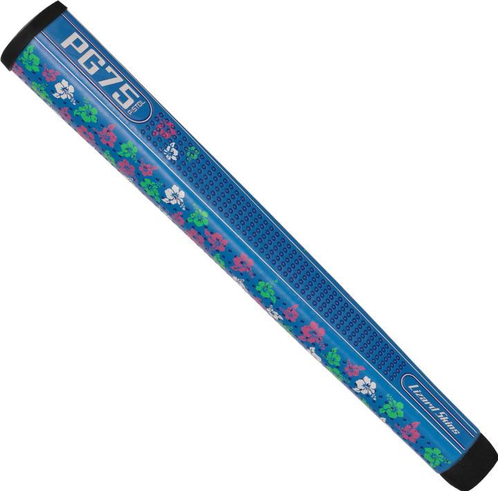 Actual product image Lizard Skins DSP Ultra Golf Grip - PG75 - Floral Blue - 38.4 mm