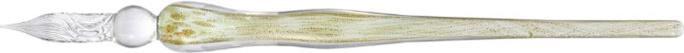 Image du produit Guitar Porte-plume Plume en verre 17cm (Or, 1 x)
