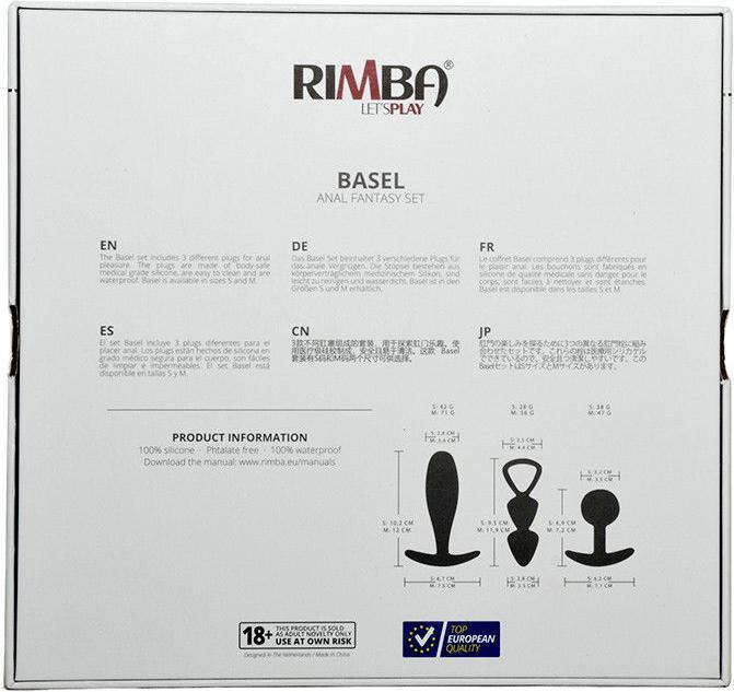 Immagine prodotto Rimba Giocattoli Basel Butt Plug Nero