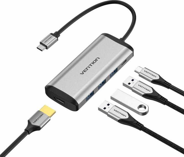 Actual product image Vention Cnbhb (USB-C, 5 ports)