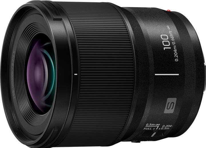 Actual product image Panasonic Lumix S-E100E 100mm f/2.8-22 Macro (L-Mount, full size)