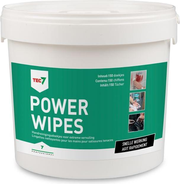 Productafbeelding TEC7 467035000 Powerwipes Eimer 150 Tücher (1 Pcs.)