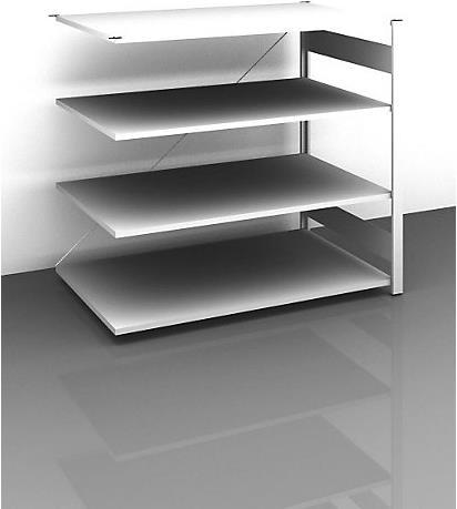 Actual product image Hofe Sideboard plug-in shelf, light gray