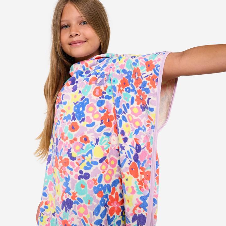 Image du produit Olaian Poncho surf Enfant de 110 à 135 cm - 500 Daisy multicolore