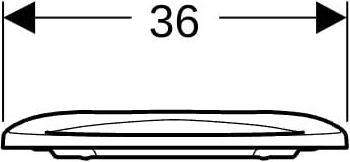 Image du produit Geberit iCon siège, blanc, sans barrière, fixation par le haut, 501.875.00.1