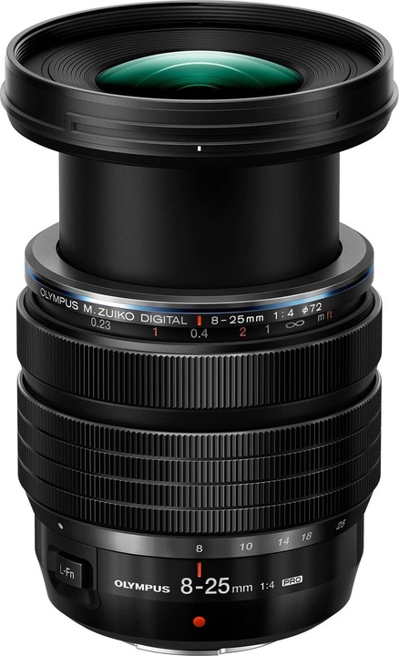 Actual product image Olympus ED 8-25mm f/4 Pro (Micro Four Thirds, Micro Four Thirds)