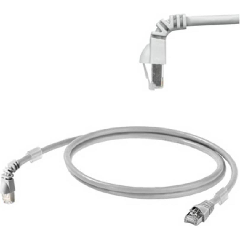 Weidmüller Cat6 270deg angled patch cable LSZH 0.5m (S/FTP, CAT6a, 0.50 m), Netzwerkkabel