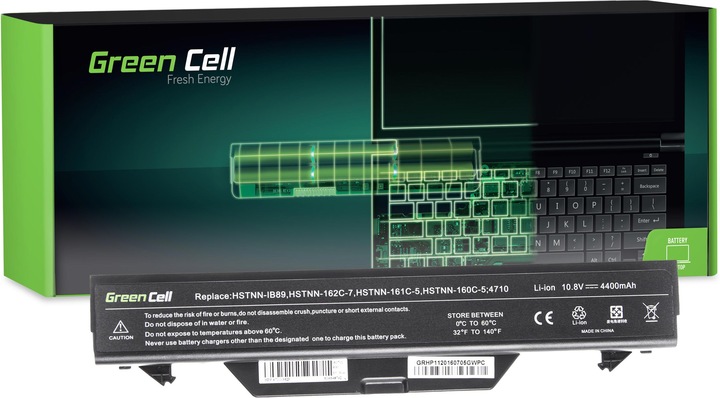 Actual product image GreenCell Cell HP11 Notebook Spare Part Battery (6 Cells, 4400 mAh)