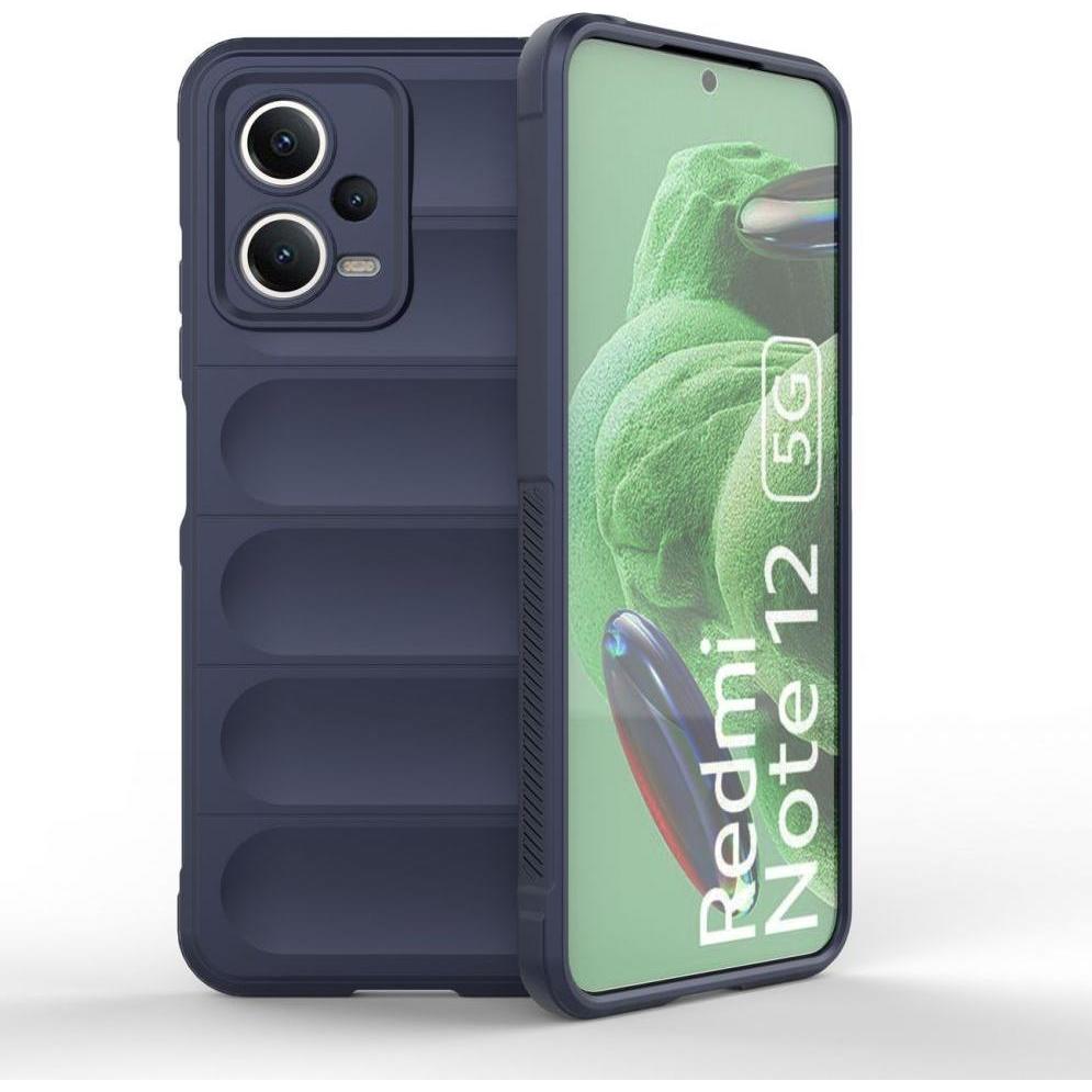 Hurtel Magic Shield Case for Xiaomi Redmi Note 12 5G / Poco X5 5G Flexible Armor Case Blue (Xiaomi Redmi Note 12 5G), Sm...