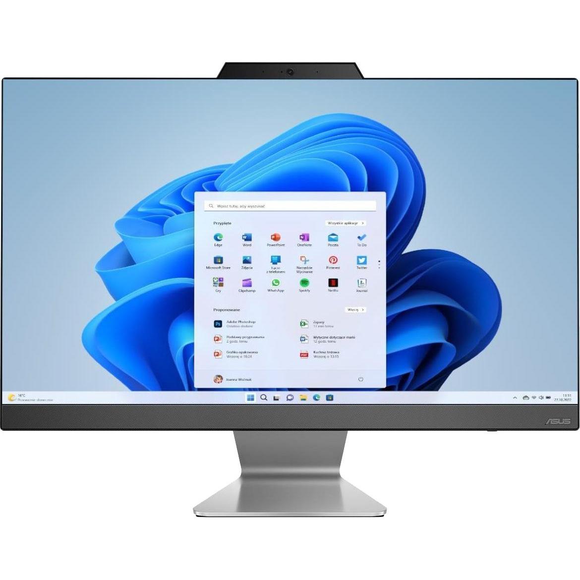 ASUS Computer E3402WBAK-BA279X Intel Pentium 8505 23.8inch FHD 8GB DDR4 256GB M2 NVMe PCIe SSD W11P, Notebook Ersatzteil...