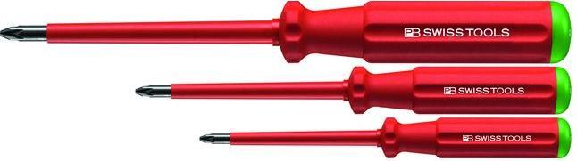 PB Swiss Tools Elektriker-Schraubendreher-Satz (Pozidriv-Kreuzschlitz (PZ))