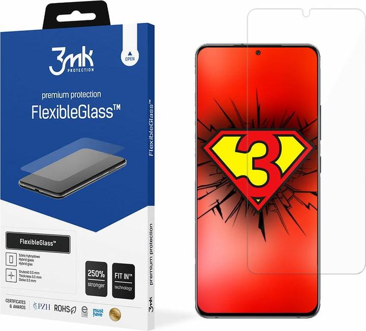 Actual product image 3MK hybrid glass Flexible 2.5D for Oppo A54 4G (1 pcs.)