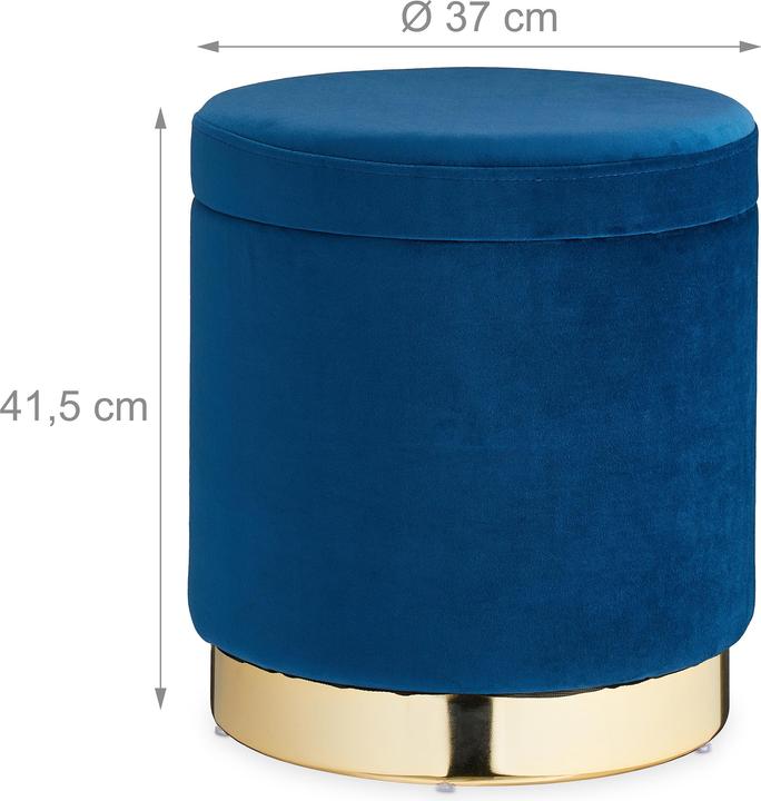 Produktbild Relaxdays Samthocker