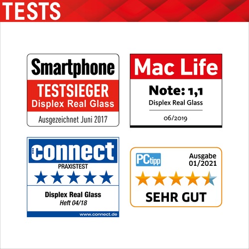 Productafbeelding Displex Real Glass, 2D Panzerglas (1 Stuk, Apple iPhone 11 Pro Max, Apple iPhone XS Max)