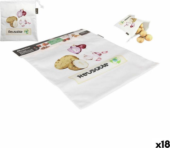Actual product image Quttin Reusable bags for food 39.5 x 35 cm (18 pieces)