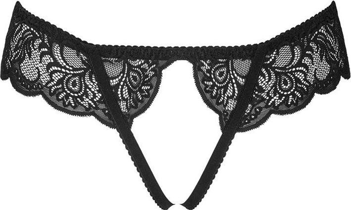 Produktbild LivCo Corsetti Fashion Love Story Lc 90679 Panty Mit Schrittfreien Ohne Schwarz (M)