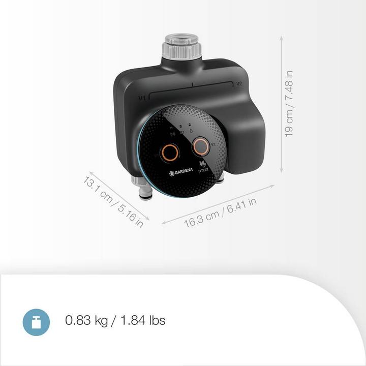 Actual product image Gardena Smart Dual Water Control (Irrigation computer)