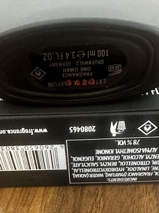 Actual product image Fragrance One Black Tie for Men Extract perfume 100 ml (Extrait De Parfum, 100 ml)