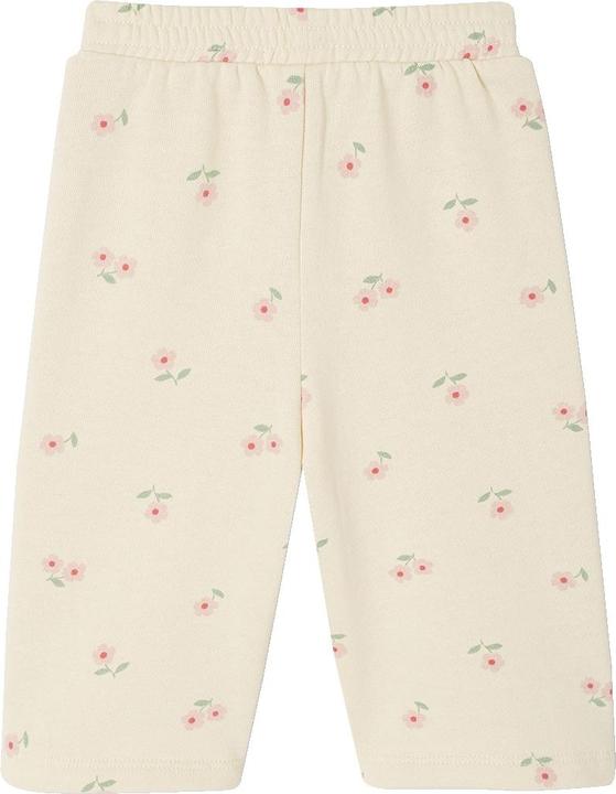 Actual product image Vertbaudet Weite Baby Sweathose mit Blumen und Recycling-Polyester (98)