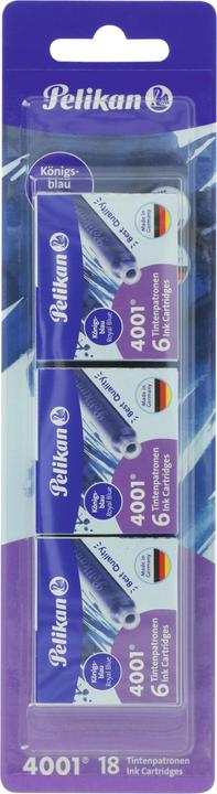 Image du produit Pelikan Cartouche d'encre TP/6/3B bleu royal (Bleu, 3 pcs)