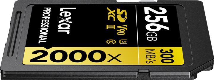 Image du produit Lexar Professional Gold Series (256 Go, SDXC, U3, UHS-II)