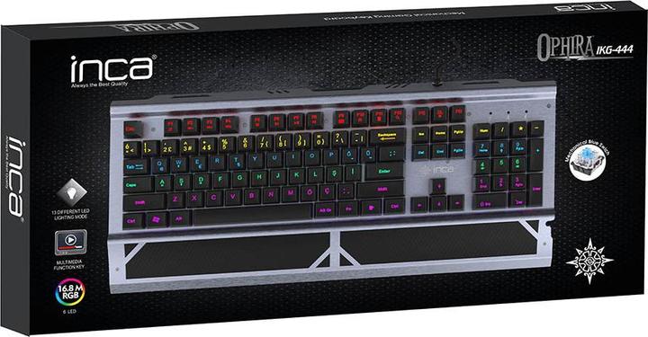 Produktbild Inca Ophira RGB Mechanical Gaming Keyboard (DE, Kabelgebunden)
