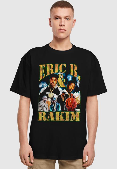 Actual product image Merchcode Eric B & Rakim - Group Bootleg Heavy Oversize Tee - 170905 (L)