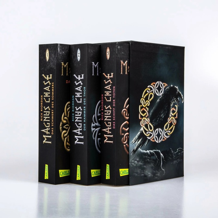Produktbild Magnus Chase: Magnus-Chase-Schuber (3 Bände im Taschenbuch-Schuber) (Deutsch, Rick Riordan, Gabriele Haefs, 2020)