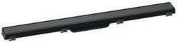Actual product image hansgrohe HG Shower Channel RainDrain Match m height-adjustable frame 800mm black (800 mm)