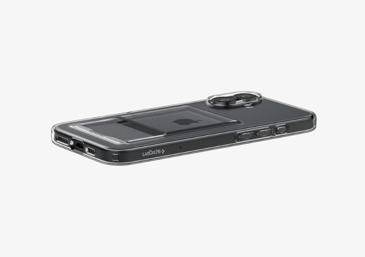 Actual product image Spigen Crystal Slot iPhone 16 Plus Case Crystal Clear (Apple iPhone 16 Plus)