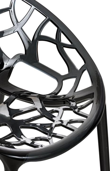 Actual product image CLP Stacking chair CRYSTAL, black