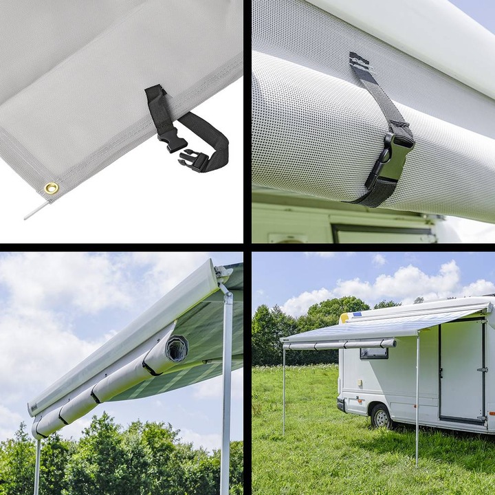 Immagine prodotto ProPlus Protezione solare frontale per tende da sole a tetto e a parete 430 x 200 cm (4.30 m)