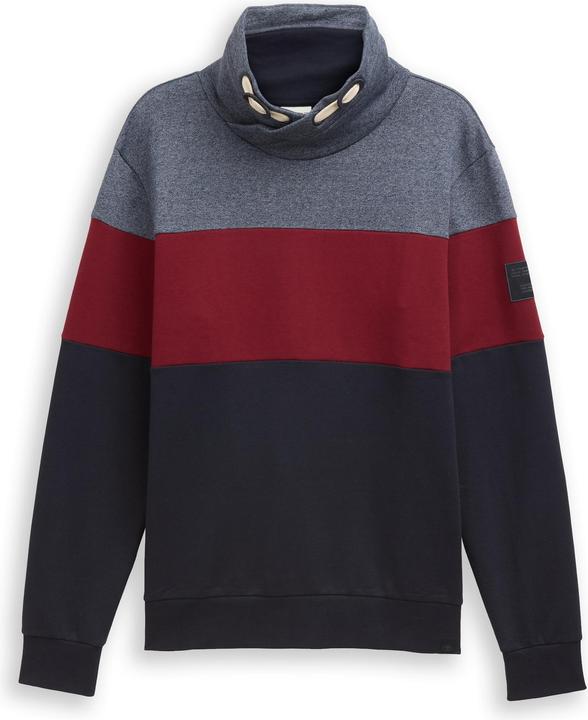 Produktbild Tom Tailor Snood Sweatshirt with Colour Blocking (L, M)