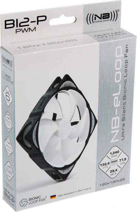 Actual product image Noiseblocker NB-eLoop B12-P (120 mm, 1 x)