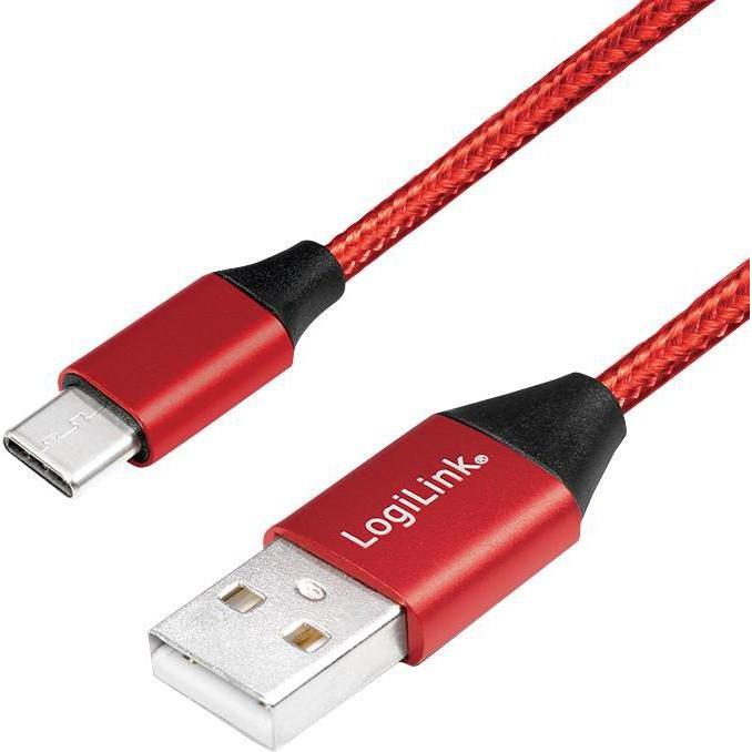 LogiLink USB Kabel (1 m, USB 2.0), USB Kabel