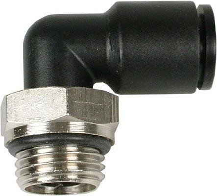 Aquatuning Attacco ad innesto da 10mm ruotabile a 90